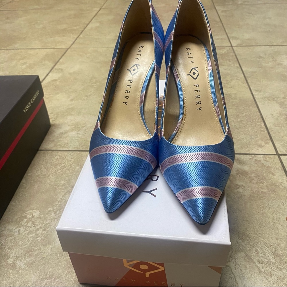 Katy Perry Collections Blue and Pink Heels